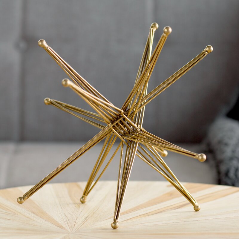 STAR BURST TABLE DECOR - 100% MADE FROM BRASS