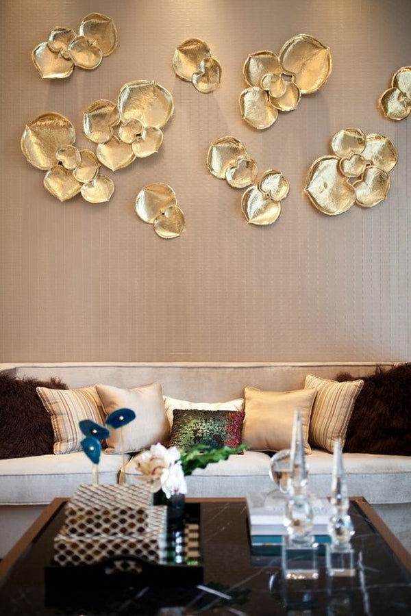 GOLDEN LEAF WALL HANGING - 100% MADE IN BRASS